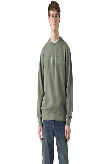 GRAPHIC SWEATSHIRT-SSNL SERIF LAUREL WREATH